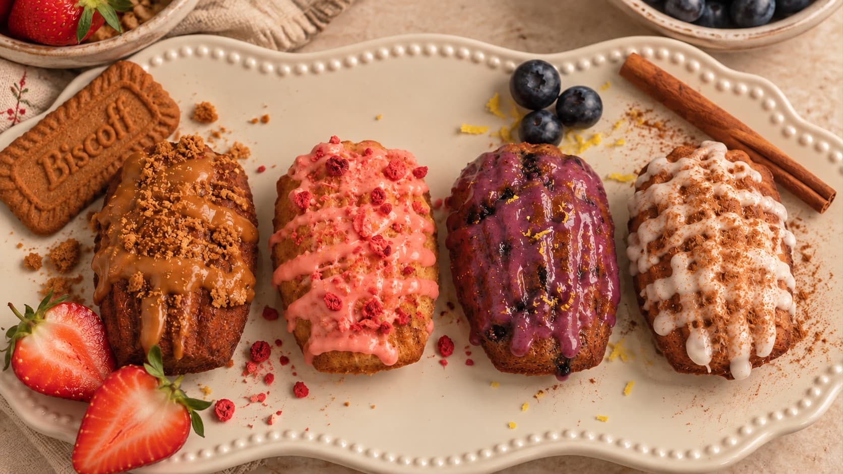 Collection No. 02: Madelia madeleines on a ceramic plate