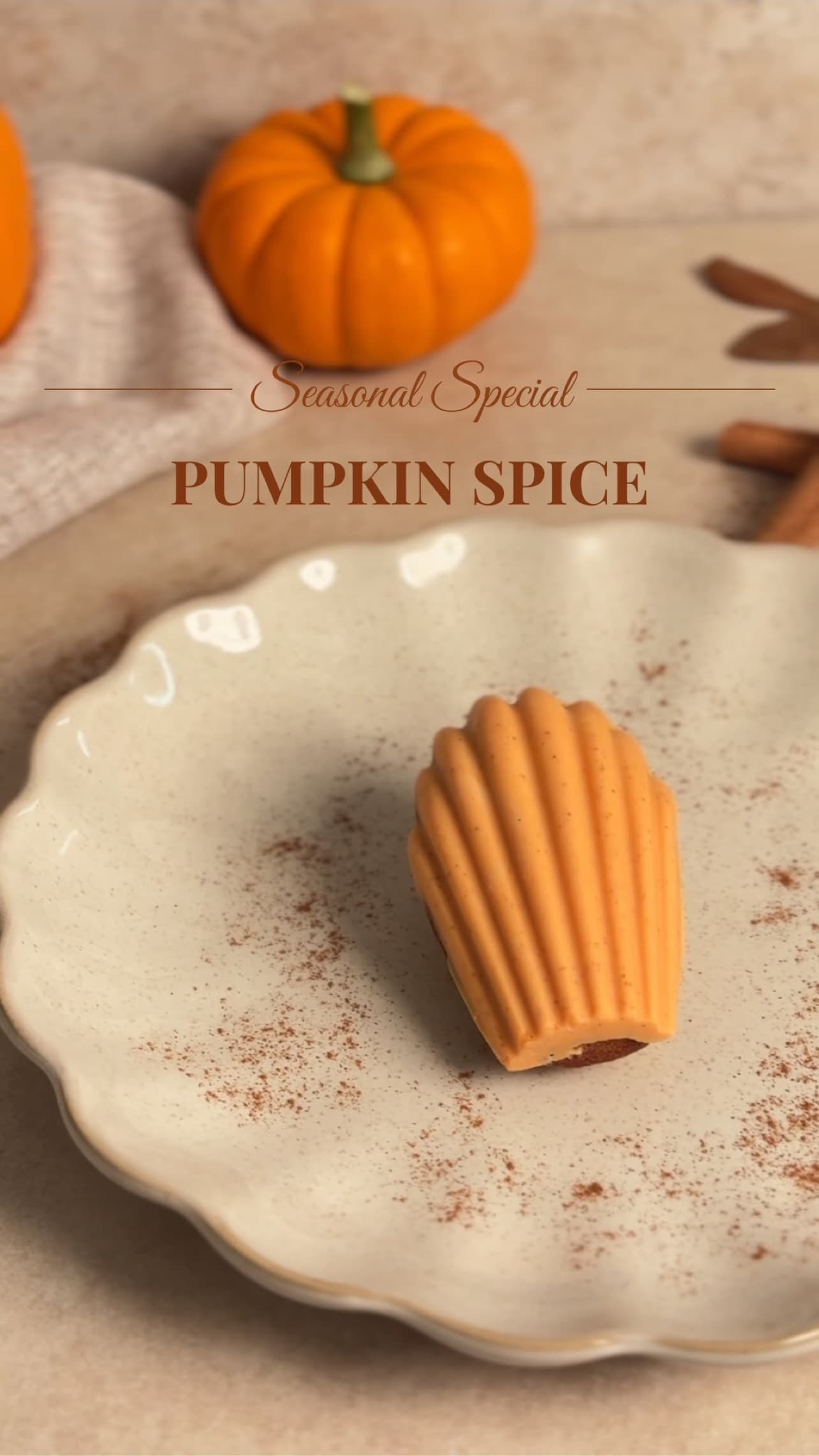Our fall madeleine is here